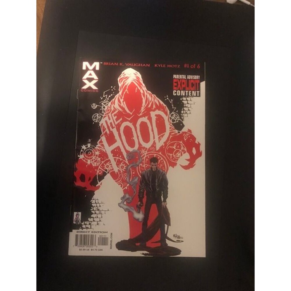 The Hood # 1 Comic Book Marvel Max Comics 1st Parker Robbins as The Hood